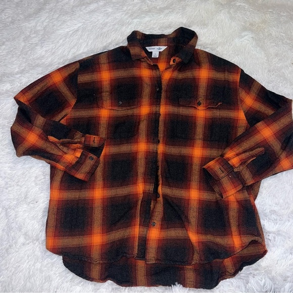 Taylor Swift Evermore Old Navy The Boyfriend Flannel size XL Extra Large - Picture 2 of 3